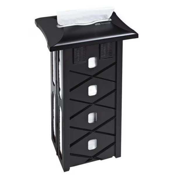 Black Xpressnap Signature In-Counter Napkin Dispenser, Tork, Mfr#: 6032200